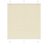Vidaxl Store Plissé Crème 120x150cm Largeur Du Tissu 119,4cm Polyester