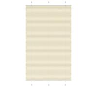 Vidaxl Store Plissé Crème 120x200cm Largeur Du Tissu 119,4cm Polyester