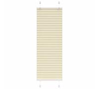 Vidaxl Store Plissé Crème 40x150 Cm Largeur Du Tissu 39,4 Cm Polyester