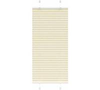 vidaXL Store plissé crème 60x100 cm largeur du tissu 59,4 cm polyester, store plissé de fenêtre, store accordéon, store 4015271 Or