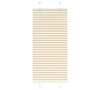 Vidaxl Store Plissé Crème 65x150 Cm Largeur Du Tissu 64,4 Cm Polyester