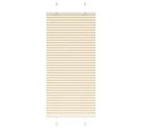 Vidaxl Store Plissé Crème 65x150 Cm Largeur Du Tissu 64,4 Cm Polyester