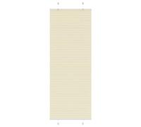 Vidaxl Store Plissé Crème 75x200 Cm Largeur Du Tissu 74,4 Cm Polyester