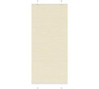 vidaXL Store plissé – Crème 90×200 cm, largeur du tissu 89,4 cm, polyester