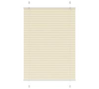 Vidaxl Store Plissé Crème 95x100 Cm Largeur Du Tissu 94,4 Cm Polyester