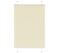 Vidaxl Store Plissé Crème 95x150 Cm Largeur Du Tissu 94,4 Cm Polyester
