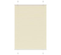 vidaXL Store plissé crème 95x150 cm Largeur du Tissu 94,4 cm Polyester, Store plissé de fenêtre, Store accordéon, Store plissé de véranda