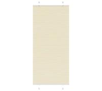Vidaxl Store Plissé Crème 95x200 Cm Largeur Du Tissu 94,4 Cm Polyester