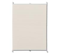 vidaXL Store plissé enroulable 110x125cm Crème