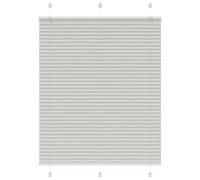 Vidaxl Store Plissé Gris Clair 105x100cm Largeur Du Tissu 104,4cm