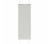 vidaXL Store plissé Gris Clair 40x150 cm Largeur du Tissu 39,4 cm, Store plissé de fenêtre, Store accordéon, Store plissé de véranda, Plisse Aveugle