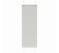 vidaXL Store plissé Gris Clair 45x150 cm Largeur du Tissu 44,4 cm, Store plissé de fenêtre, Store accordéon, Store plissé de véranda, Plisse Aveugle