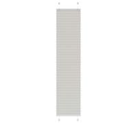 vidaXL Store plissé Gris Clair 45x200 cm Largeur du Tissu 44,4 cm, Store plissé de fenêtre, Store accordéon, Store plissé de véranda, Plisse Aveugle