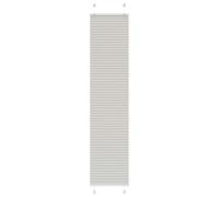vidaXL Store plissé Gris Clair 45x200 cm Largeur du Tissu 44,4 cm, Store plissé de fenêtre, Store accordéon, Store plissé de véranda, Plisse Aveugle