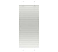 Vidaxl Store Plissé Gris Clair 55x100 Cm Largeur Du Tissu 54,4 Cm