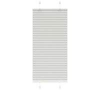 Vidaxl Store Plissé Gris Clair 60x100 Cm Largeur Du Tissu 59,4 Cm