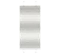 Vidaxl Store Plissé Gris Clair 60x150 Cm Largeur Du Tissu 59,4 Cm