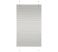vidaXL Store plissé Gris Clair 70x150 cm Largeur du Tissu 69,4 cm, Store plissé de fenêtre, Store accordéon, Store plissé de véranda, Plisse Aveugle