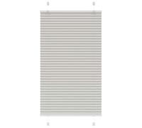 vidaXL Store plissé Gris Clair 75x150 cm Largeur du Tissu 74,4 cm, Store plissé de fenêtre, Store accordéon, Store plissé de véranda, Plisse Aveugle