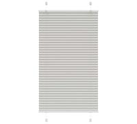 vidaXL Store plissé Gris Clair 80x100 cm Largeur du Tissu 79,4 cm, Store plissé de fenêtre, Store accordéon, Store plissé de véranda, Plisse Aveugle