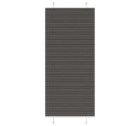 Vidaxl Store Plissé Noir 100x200 Cm Largeur Du Tissu 99,4 Cm Polyester