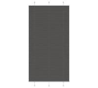 Vidaxl Store Plissé Noir 105x200 Cm Largeur Du Tissu 104,4cm Polyester