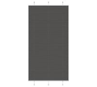 Vidaxl Store Plissé Noir 110x200 Cm Largeur Du Tissu 109,4cm Polyester