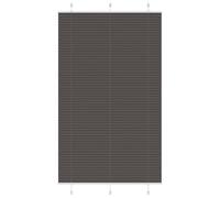 vidaXL Store plissé 120x200 cm – Largeur du tissu 119,4 cm – Polyester – Noir