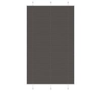 vidaXL Store plissé 120x200 cm – Largeur du tissu 119,4 cm – Polyester – Noir