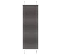 Vidaxl Store Plissé Noir 40x100 Cm Largeur Du Tissu 39,4 Cm Polyester