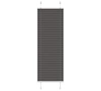 vidaXL Store plissé Noir 40x150 cm Largeur du Tissu 39,4 cm Polyester, Store plissé de fenêtre, Store accordéon, Store plissé de véranda