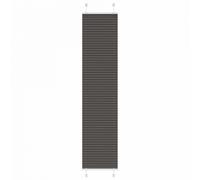 Vidaxl Store Plissé Noir 40x200 Cm Largeur Du Tissu 39,4 Cm Polyester