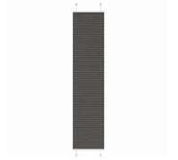vidaXL Store plissé noir 40 x 200 cm — Largeur tissu 39,4 cm — Polyester