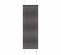 Vidaxl Store Plissé Noir 50x150 Cm Largeur Du Tissu 49,4 Cm Polyester