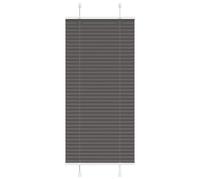 Vidaxl Store Plissé Noir 55x100 Cm Largeur Du Tissu 54,4 Cm Polyester