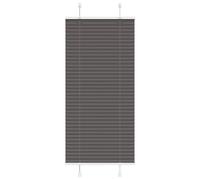 Vidaxl Store Plissé Noir 60x150 Cm Largeur Du Tissu 59,4 Cm Polyester