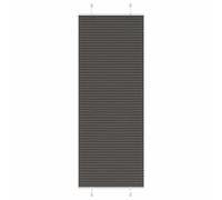 Vidaxl Store Plissé Noir 70x200 Cm Largeur Du Tissu 69,4 Cm Polyester