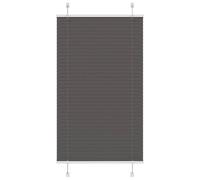 Vidaxl Store Plissé Noir 80x100 Cm Largeur Du Tissu 79,4 Cm Polyester
