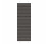 vidaXL Store plissé Noir 80x200 cm Largeur du Tissu 79,4 cm Polyester
