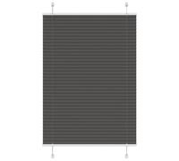 Vidaxl Store Plissé Noir 95x100 Cm Largeur Du Tissu 94,4 Cm Polyester