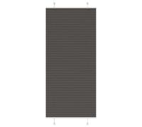 Vidaxl Store Plissé Noir 95x200 Cm Largeur Du Tissu 94,4 Cm Polyester