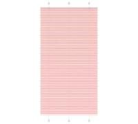 Vidaxl Store Plissé Rose 105x200 Cm Largeur Du Tissu 104,4cm Polyester
