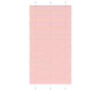 Vidaxl Store Plissé Rose 105x200 Cm Largeur Du Tissu 104,4cm Polyester