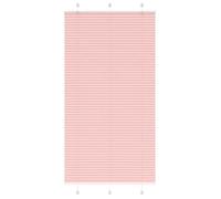 vidaXL Store plissé rose 110x200 cm largeur du tissu 109,4cm polyester, store plissé de fenêtre, store accordéon, store 4015468
