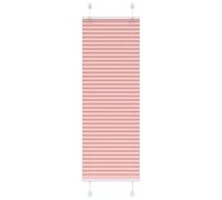 Vidaxl Store Plissé Rose 40x100 Cm Largeur Du Tissu 39,4 Cm Polyester