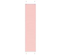 vidaXL Store plissé Rose 40x200 cm Largeur du Tissu 39,4 cm Polyester, Store plissé de fenêtre, Store accordéon, Store plissé de véranda