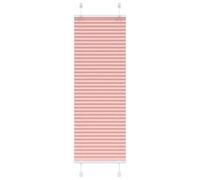 Vidaxl Store Plissé Rose 45x150 Cm Largeur Du Tissu 44,4 Cm Polyester