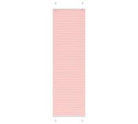 Vidaxl Store Plissé Rose 60x200 Cm Largeur Du Tissu 59,4 Cm Polyester