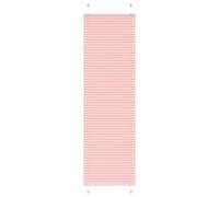 Vidaxl Store Plissé Rose 65x200 Cm Largeur Du Tissu 64,4 Cm Polyester