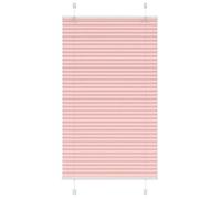 vidaXL Store plissé rose 70x150 cm largeur du tissu 69,4 cm polyester, store plissé de fenêtre, store accordéon, store 4015443